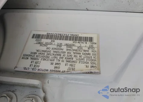 2008 Nissan Altima 3.5 Se из США, поврежденный, VIN 1N4BL21E28N423446